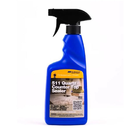 Miracle Sealants 511 Quartz Counter Top Sealer, QCTS16OZ6, 16 oz spray bottle, miracle sealants porous surfaces