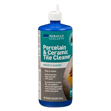 Miracle Sealants Porcelain & Ceramic Tile Cleaner 1 Quart, PCTCQT6, stone cleaner