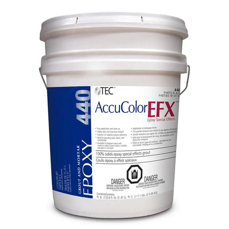 AccuColor EFX Epoxy Special Effects Grout Kit - Parts B&C