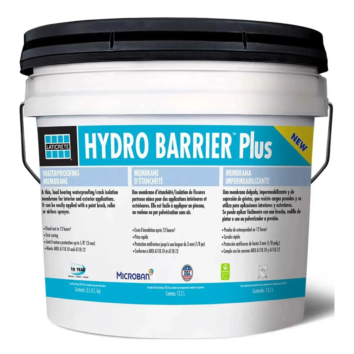 9265-0035-2 Laticrete HydroBarrier, Laticrete Hydro Barrier Plus, 1 gallon laticrete waterproofing membrane