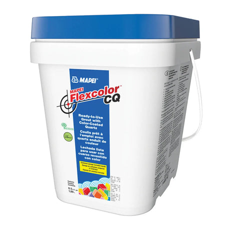 Mapei Flexcolor CQ Ready to Use Grout 1 Gallon Pail, porcelain grout, easy cleaning grout, grout for glass