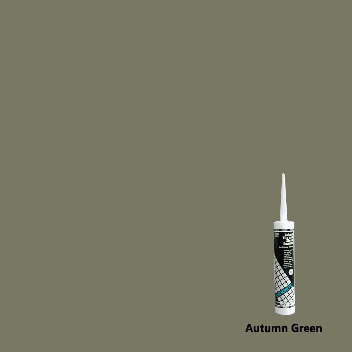 Laticrete Latasil Caulk Colors 10.3 oz Sealant Cartridge Autumn GReen