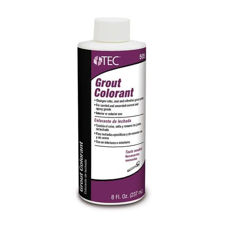 TEC Grout Colorant 8 oz, interior and exterior use grout, sanded grout colorant