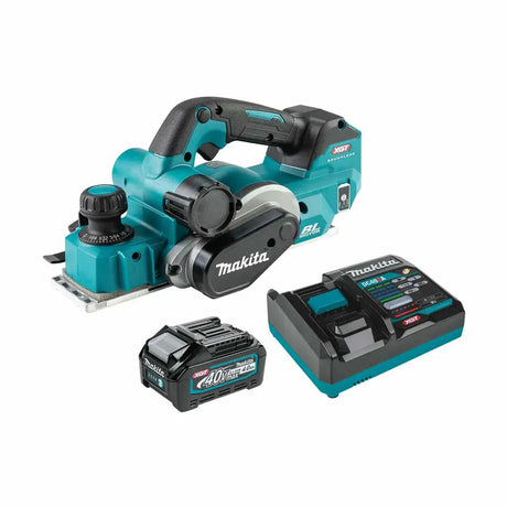 Makita 40V XGT Brushless Cordless 3?1/4" Planer Kit, AWS Capable, 4.0Ah, table saws, bandsaw, floor planers, GPK01M1