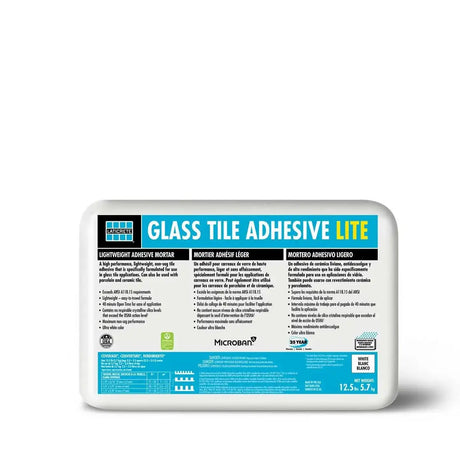 Laticrete Glass Tile Adhesive White 12.5 lbs, laticrete, laticrete glass tile adhesive, glass tile adhesive, tile adhesive, adhesive, laticrete adhesive