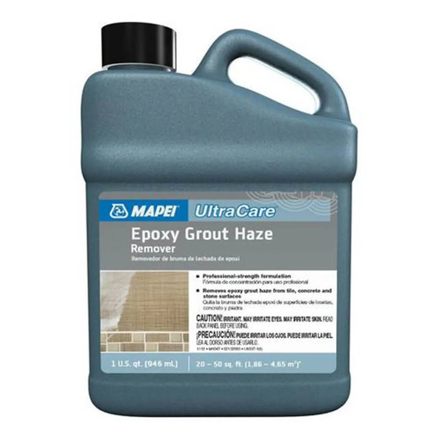 Mapei Ultracare Epoxy Grout Haze Remover. Removes tough epoxy grout haze and other coatings