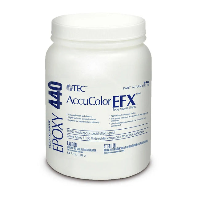 TEC AccuColor EFX Epoxy Special Effects Grout Part A 64 Fl. Oz