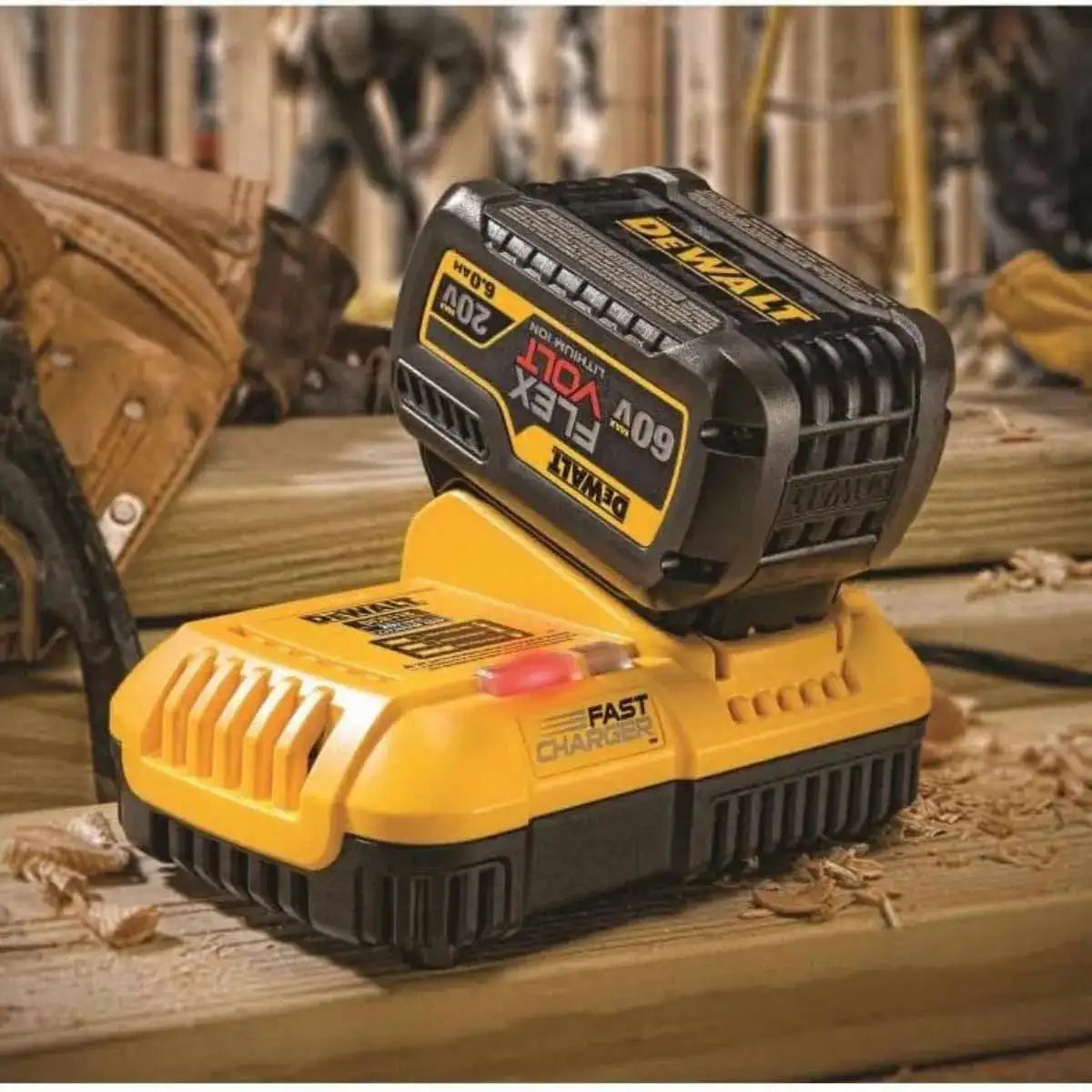 Dewalt Fan Cooled Fast Battery Charger with flexvolt battery