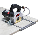 pearl abrasive vx5wv wet or dry portable tile cutter rip fence for straight cuts