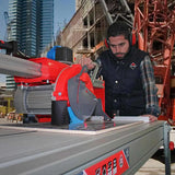 Rubi DS-250-N Stone Saw Cuts Granite