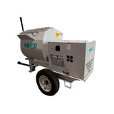 IMER HSM12 Series Horizontal Shaft Mortar Mixer Back View