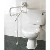 Arc Inc Fold-Up Support Bars adjutable leg toilet bar