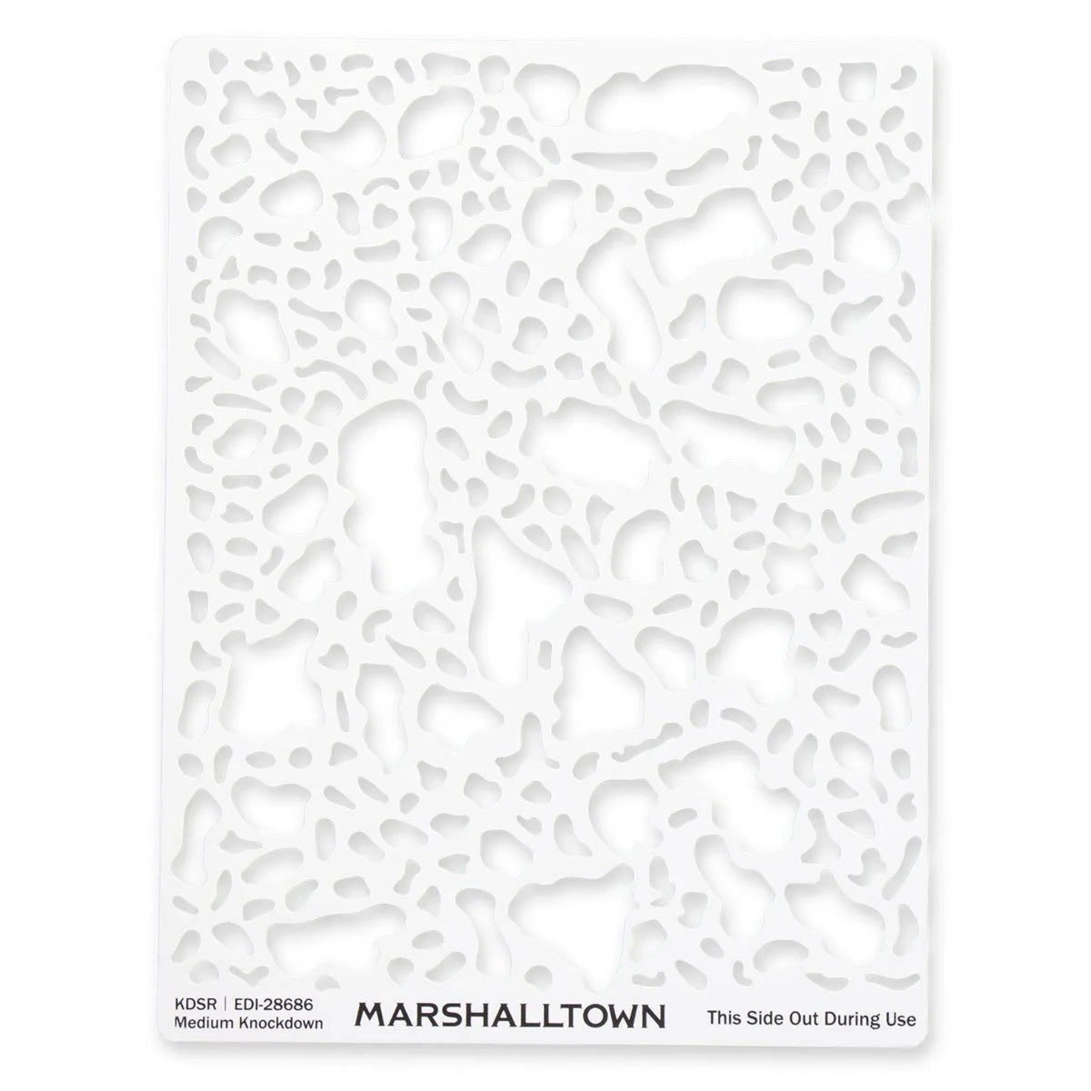 Marshalltown Repair Texture Stencil Medium knockdown