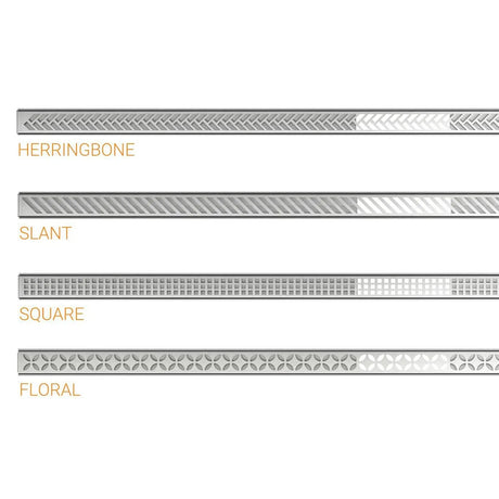 Schluter Systems KERDI-LINE-VARIO Linear Drain Grates Style