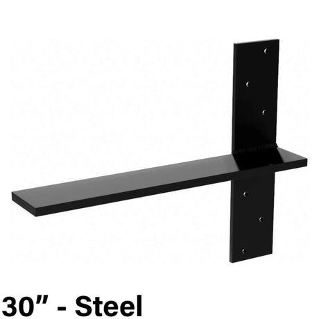 The Original Granite Bracket 30" Free Hanging Shelf Bracket Steel