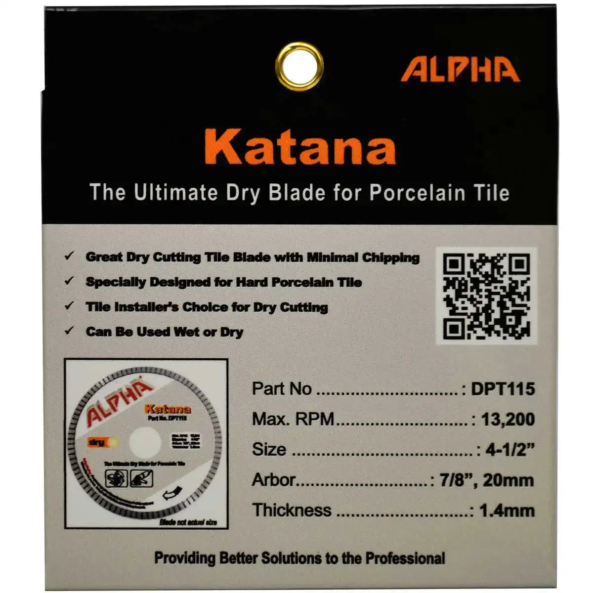 Alpha Katana Dry Tile Blade