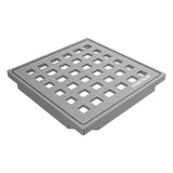 Hydro-Blok Classic Drain Cover & Tray - Brushed Nickel