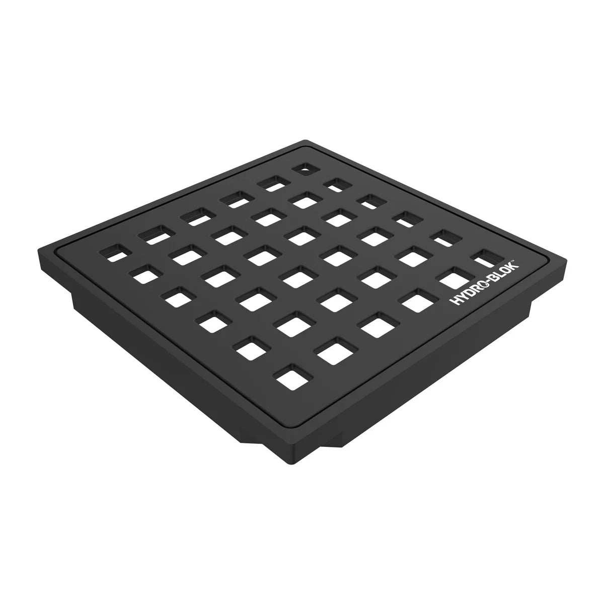 Hydro-Blok Classic Drain Cover & Tray - Matte Black