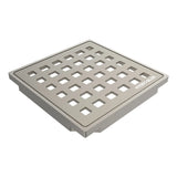 Hydro-Blok Classic Drain Cover & Tray - Satin Brass