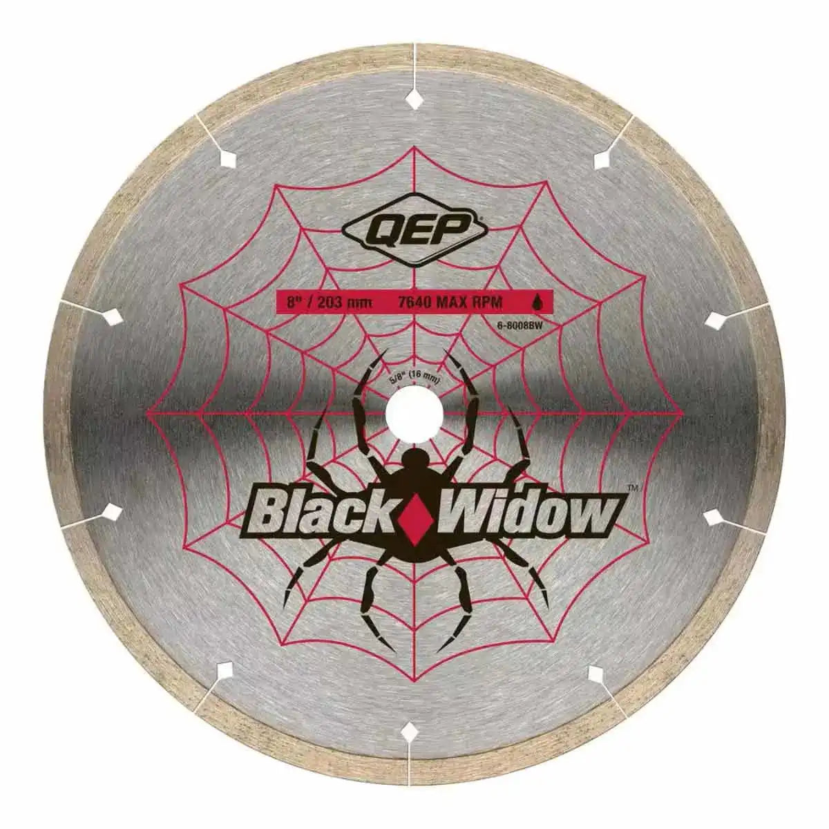 QEP Black Widow Thin Rim Diamond Blades