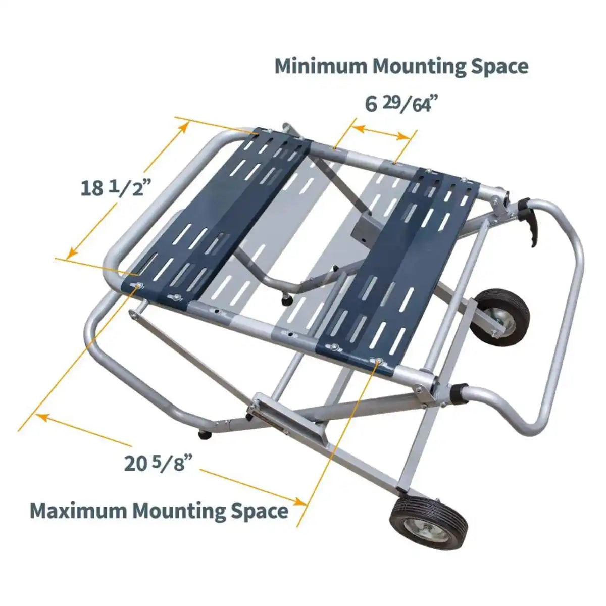 POWERTEC Rolling Foldable Table Saw Stand