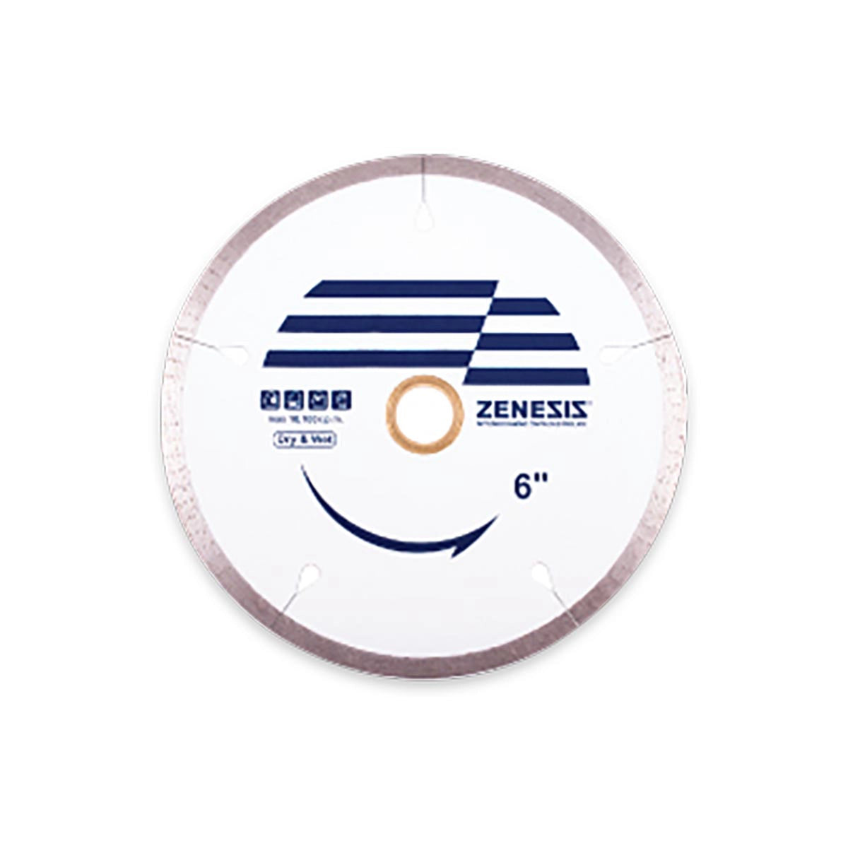 6" Zenesis Continuous Rim Porcelain Blade