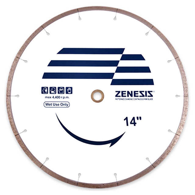 14" Zenesis Continuous Rim Porcelain Blade