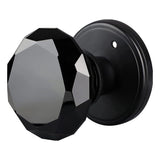 Balin Designs Crystal Door Knob Passage (Black)