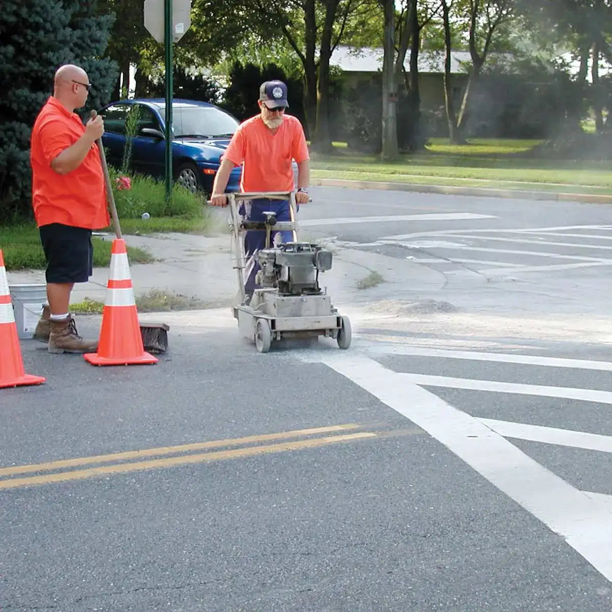 Removing Traffic Lines with Edco TLR-7-11H