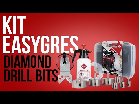 Rubi EASYGRES Plus Wet Drill Bit Kit