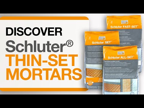 Schluter Set 50 lbs Unmodified sold Thin-Set Mortar