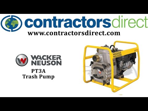 Wacker Neuson PT3A 3" Honda Gas Centrifugal Trash Pump