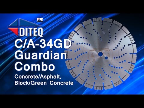 Diteq Guardian C/A-34GD Concrete and Asphalt Blade