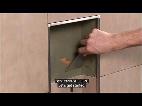 Schluter SHELF-N Rectangular Shower Niche Shelf