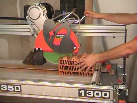 Rubi DX-350-N Tile Saw with Laser and Level