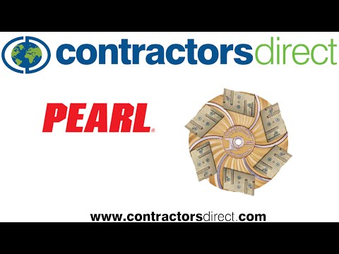 Pearl Abrasive 15" Hexplate with Super Clutch and 6 Diamond Pads