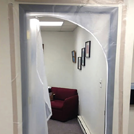 Fire Retardant Containment Zipper Door